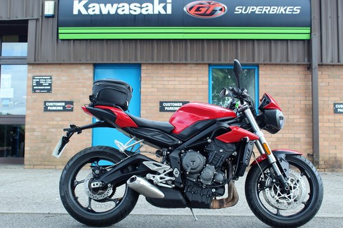 2018 68 Triumph Street Triple S 765 *RED*NAKED*ROADSTER* For Sale