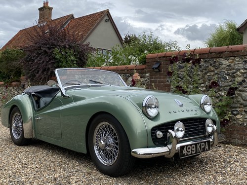 1959 Triumph TR3A Overdrive, nut and bolt restoration SOLD