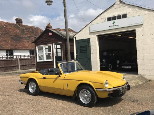 1981 Triumph Spitfire, 36,000 miles from new, Sold SOLD