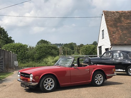 1972 Triumph TR6, fuel injection, overdrive, Sold SOLD