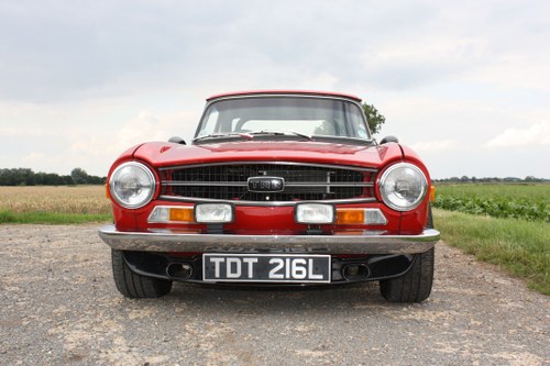 TR6 1973 UK CAR WITH OVERDRIVE. SOLD