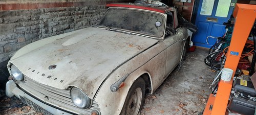 1967 TR4a for sale UK car good base for full restoration project. SOLD