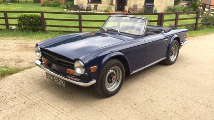 A LOW MILEAGE TR6, STORED FOR 38 YEARS- FULLY RECOMMISSIONED
