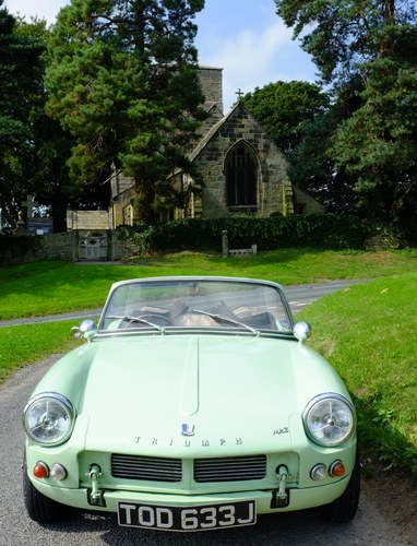 1970 Triumph Spitfire. Nut and bolt restoration. VERKAUFT