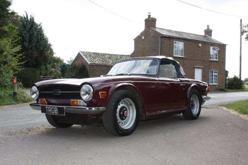 TR6 1972 ORIGINAL 150 BHP CAR WITH OVERDRIVE SOLD