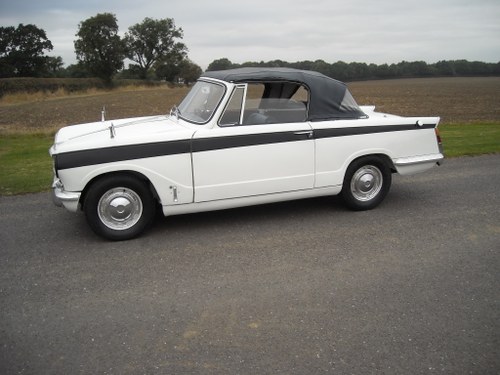 1965 TRIUMPH VITESSE CONVERTIBLE 1600 GENUINE CV CAR In vendita