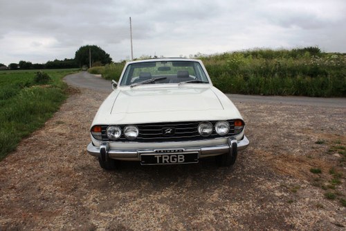 TRIUMPH STAG 1974. MANUAL OVERDRIVE WITH GOOD HISTORY FILE VENDUTO