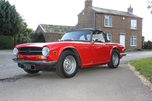 1973 TRIUMPH TR6 WITH OVERDRIVE SOLD