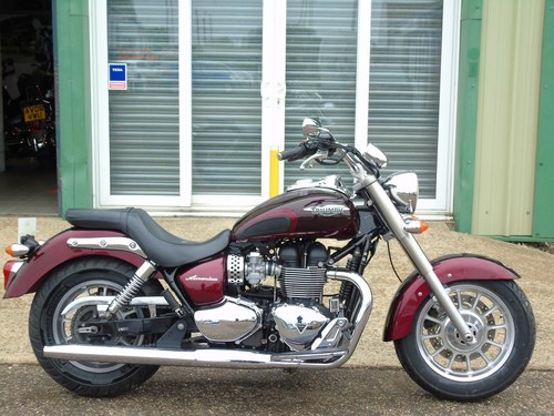 Triumph Bonneville America 2016, Only 9400 Miles From New For Sale