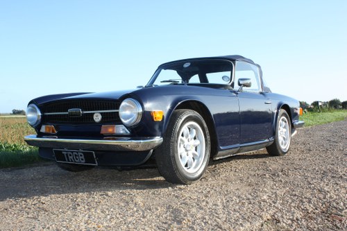 TR6 1971 ORIGINAL 150 BHP CAR WITH OVERDRIVE. SOLD