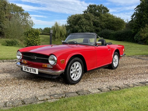 1974 UK  Triumph TR6 with Overdrive For Sale