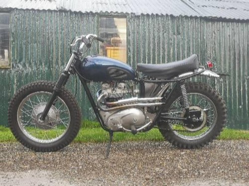 1968 Triumph T120 TR6 Desert Sled Scrambler 650cc For Sale