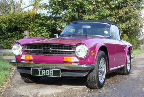 Tr6 1973 Original UK fuel injected car with overdrive. In vendita