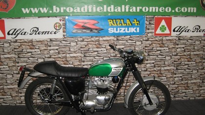 1968 F-reg Triumph TR6 650 Classic finished in green and sil