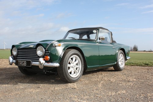 1968 TR250 Body off restored with many desirable improvement SOLD