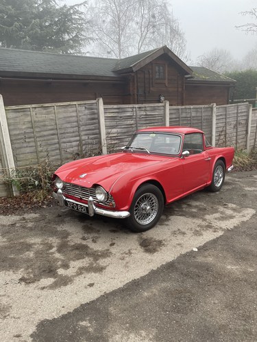 1962 Triumph tr4 rhd with hardtop For Sale