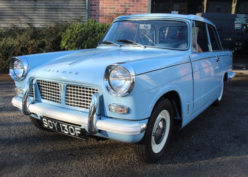 1967 Triumph Herald 1200 Saloon 43,000 Miles with 3 Keepers VENDUTO