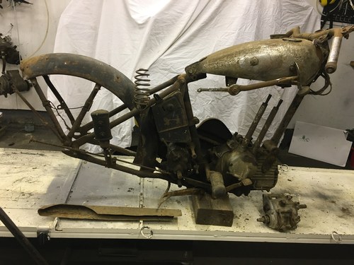 1930 Vintage Triumph WA project, genuine barn very rare bike In vendita
