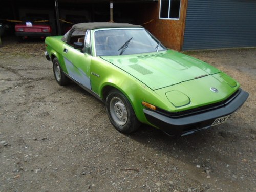 1982 Triumph TR7 Convertible, Runs and drives, Rolling resto VERKOCHT
