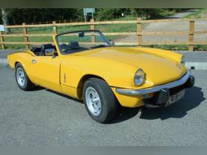 1975 Spitfire 1500 with Overdrive, Inca Yellow, Black Interior For Sale (picture 1 of 6)