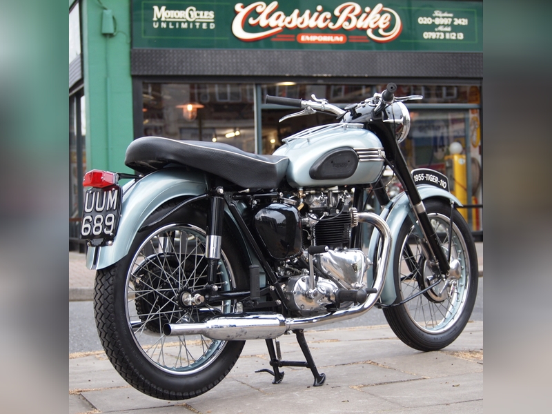 1955 Triumph T110 TIGER 650, In Nice Tidy Condition, SOLD