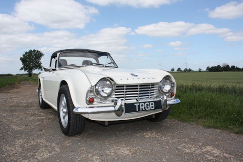 1963 TRIUMPH TR4 WITH OVERDRIVE SOLD