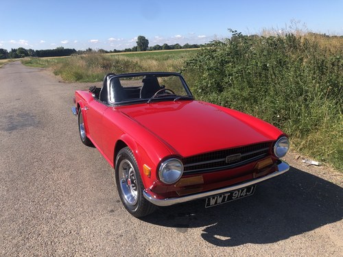 1970 Stunning Restored Triumph TR6 A vendre