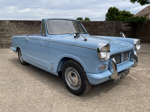 1965 Triumph Herald 1200 Convertible - just refurbished SOLD