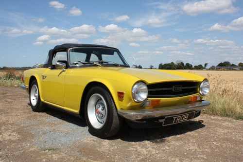 1973 TRIUMPH TR6 PI WITH OVERDRIVE SOLD