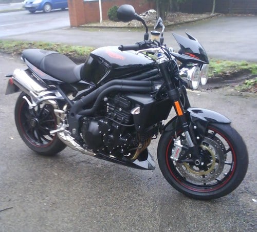 2009 Triumph speed triple 1 OWNER rare anniversary model In vendita