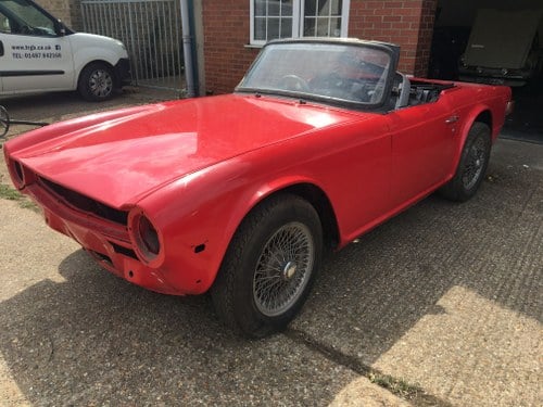 UNFINISHED 1972 TR6 GENUINE 150 BHP CAR WITH OVERDRIVE! SOLD
