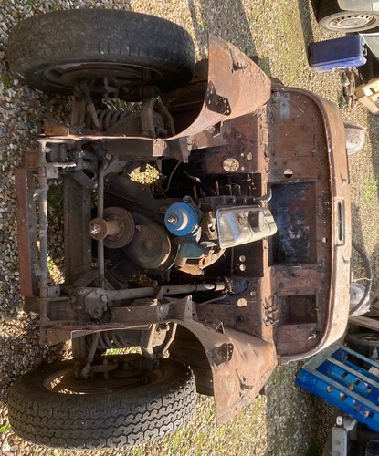 1959 Triumph TR3 rolling project incomplete For Sale