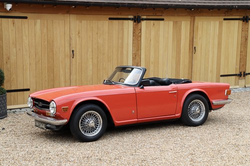 Triumph TR6, 1973. Pimento Red with black interior. Superb Kaufen Bei