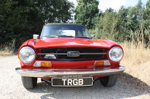 TR6 1970 ORIGINAL UK CAR WITH OVERDRIVE. SOLD