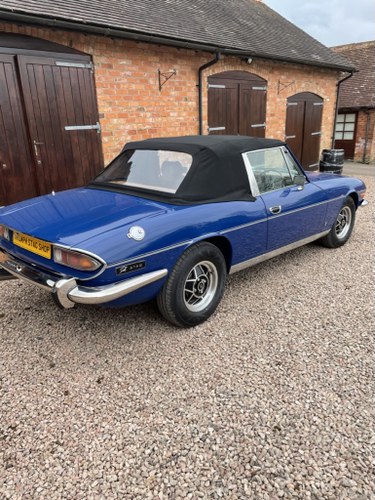 Triumph Stag Mk11 1974 Manual Nut and Bolt Rebuild in Blue. For Sale