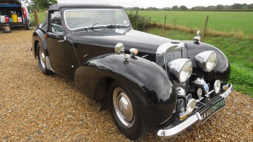 1948 (K) Triumph Roadster 2 Litre DROP HEAD VERKOCHT