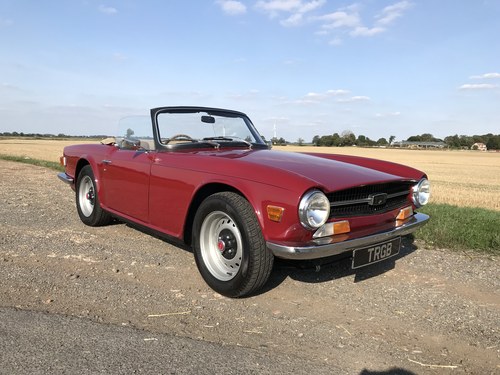 1969 TRIUMPH TR6 CP WITH OVERDRIVE SOLD