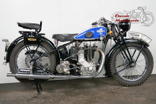 Triumph SST 1932 500cc MAG - Luxury bike of the 1932s For Sale