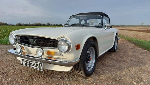 TR6 1974 CR, ORIGINAL UK RHD CAR WITH OVERDRIVE SOLD