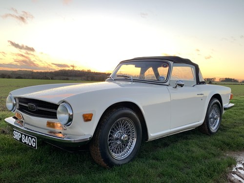 1969 Triumph TR6 Mar '69 UK car CP O/D wires 33k invested For Sale
