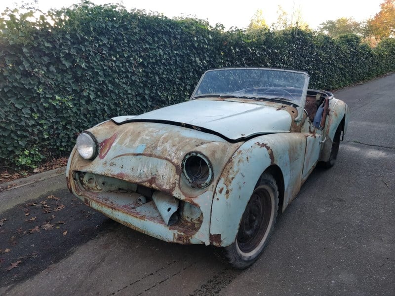 Triumph Tr3A '57 lhd to restore