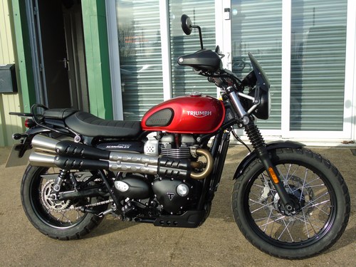 Triumph Street Scrambler 2019 Nice Extra's & Only 2240 Miles For Sale