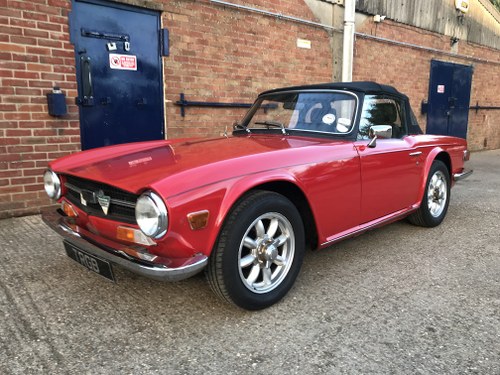 1971 TRIUMPH TR6 PI 150bhp CP WITH OVERDRIVE SOLD