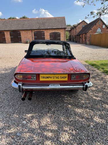 Triumph Stag Mk1 Manual Rebuilt over many years stunning. Te koop