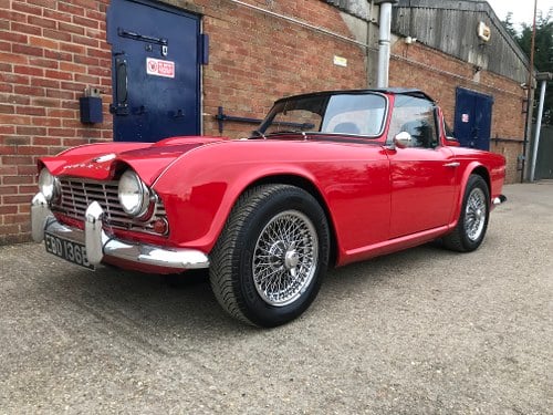 1964 TRIUMPH TR4 WITH OVERDRIVE SOLD