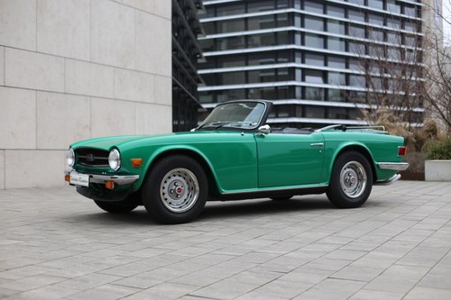 1976 Late production Triumph TR6 in rare Java green with Hardtop SOLD