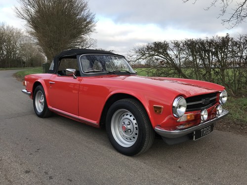 1973 TRIUMPH TR6 CR WITH POWER STEERING SOLD