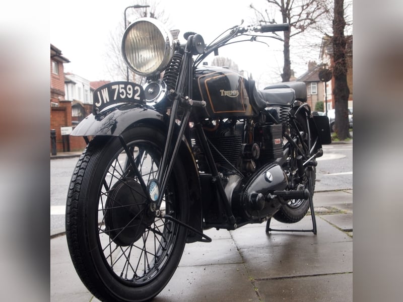 1936 Triumph 5/1 550 Very Rare, Hand & Foot Throttle & Gears