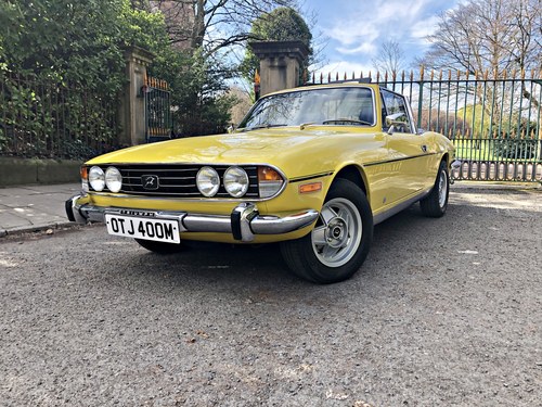 1973 TRIUMPH STAG. 2 OWNERS. SORRY NOW SOLD. SOLD