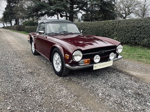 1971/J Triumph TR6 CP 150BHP with a fast road spec SOLD
